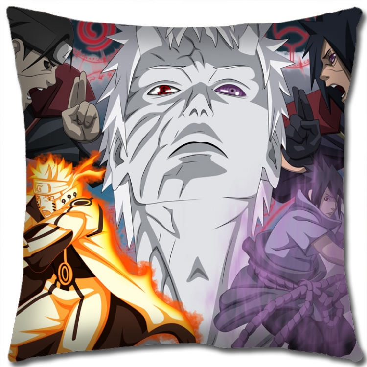 Naruto Anime square full-color pillow cushion 45X45CM H7-407 NO FILLING