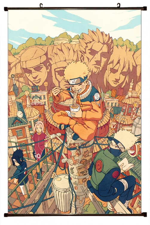 Naruto Anime Plastic pole cloth painting Wall Scroll 60X90CM  H7-476 NO FILLING