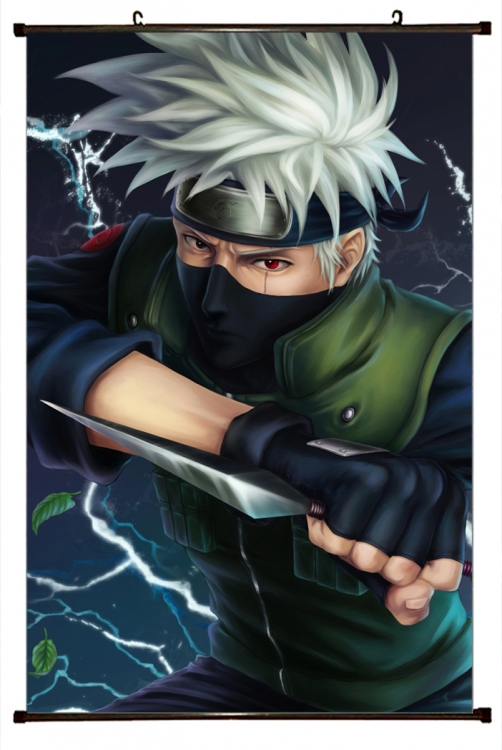 Naruto Anime Plastic pole cloth painting Wall Scroll 60X90CM H7-398 NO FILLING