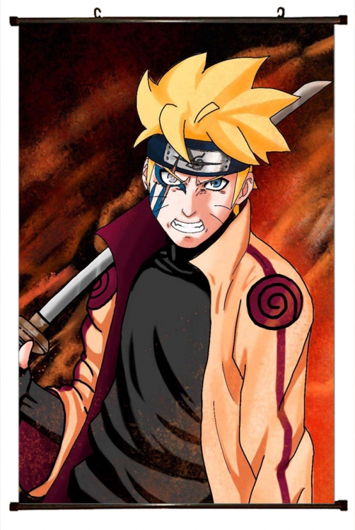 Naruto Anime Plastic pole cloth painting Wall Scroll 60X90CM  H7-342 NO FILLING