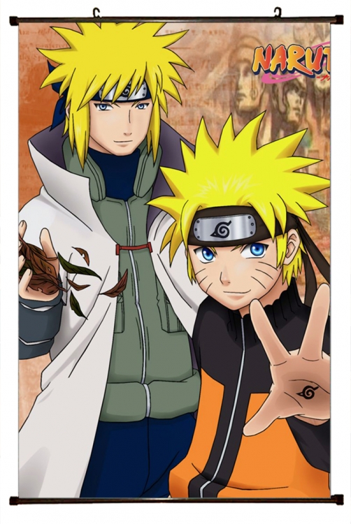 Naruto Anime Plastic pole cloth painting Wall Scroll 60X90CM H7-456 NO FILLING