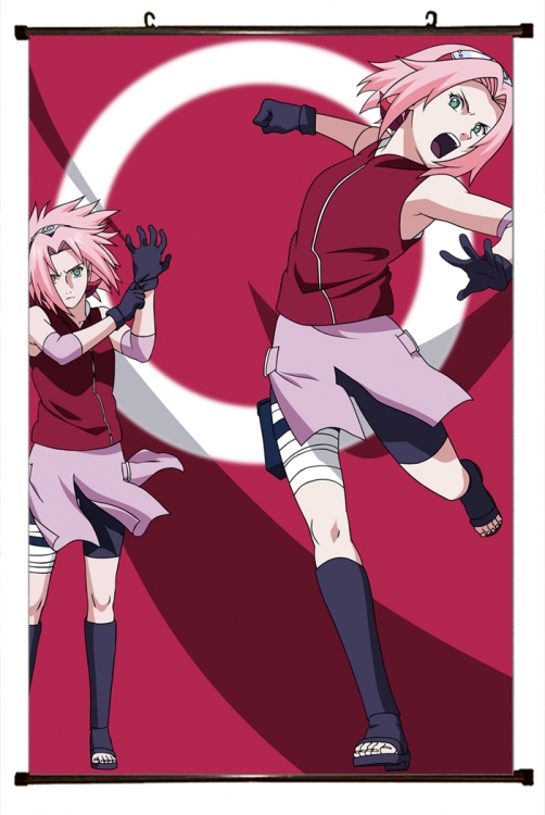 Naruto Anime Plastic pole cloth painting Wall Scroll 60X90CM H7-438 NO FILLING