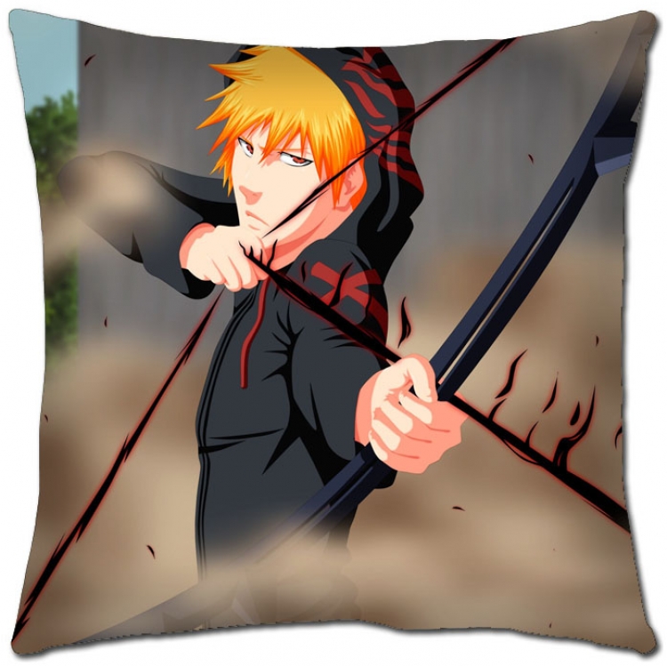 Bleach Anime square full-color pillow cushion 45X45CM S8-16 NO FILLING