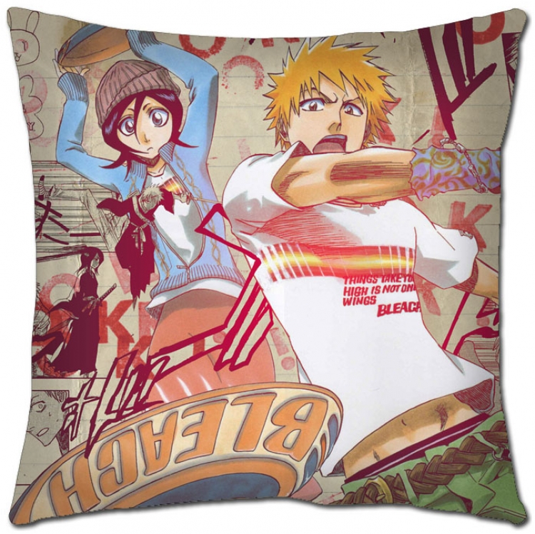 Bleach Anime square full-color pillow cushion 45X45CM  S8-57 NO FILLING