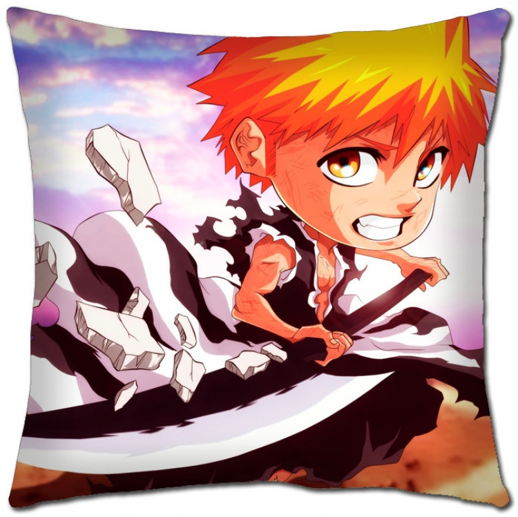 Bleach Anime square full-color pillow cushion 45X45CM  S8-13 NO FILLING