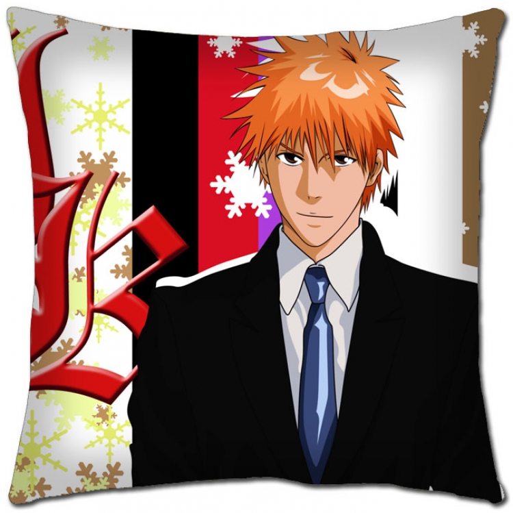 Bleach Anime square full-color pillow cushion 45X45CM S8-33 NO FILLING