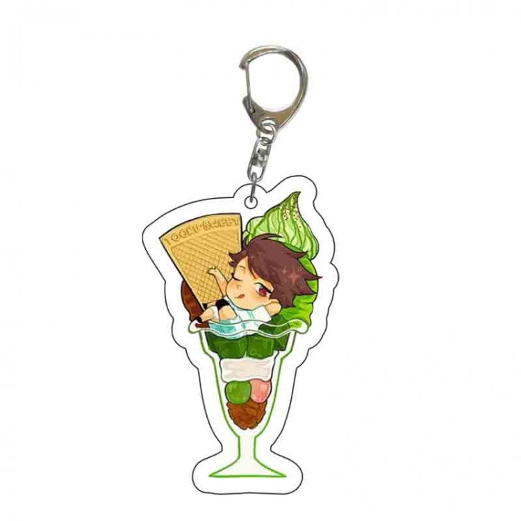 Chain Haikyuu!! acrylic keychain price for 5 pcs 6108