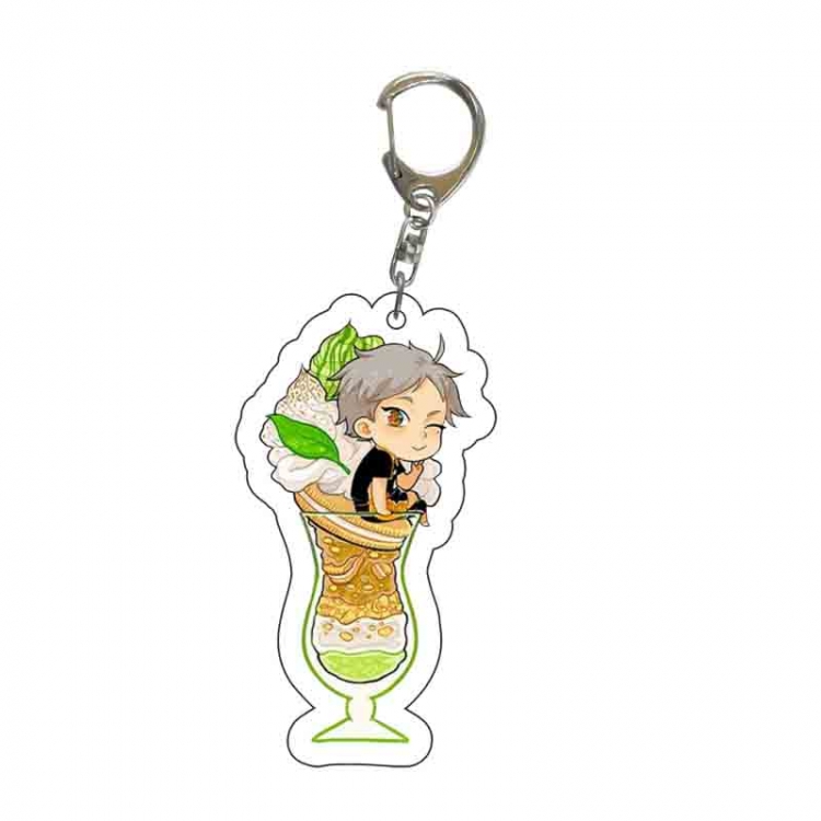 Chain Haikyuu!! acrylic keychain price for 5 pcs 6114