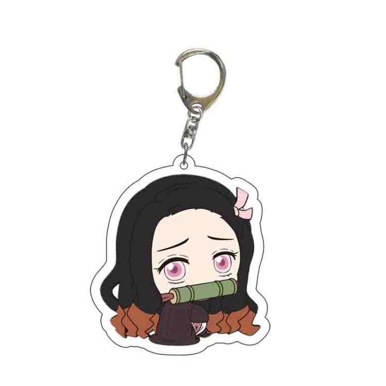 Demon Slayer Kimets Anime acrylic keychain price for 5 pcs 6017