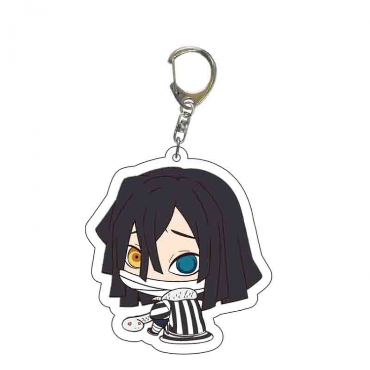 Demon Slayer Kimets Anime acrylic keychain price for 5 pcs 6026