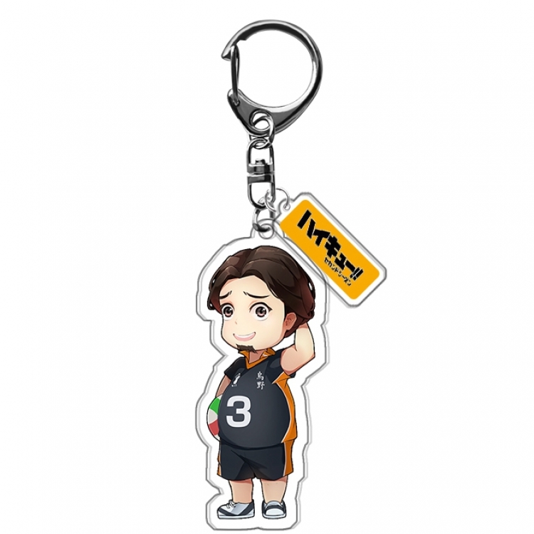 Chain Haikyuu!! Anime acrylic keychain price for 5 pcs C082