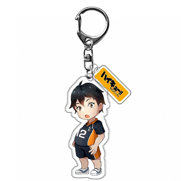 Chain Haikyuu!! Anime acrylic keychain price for 5 pcs C081