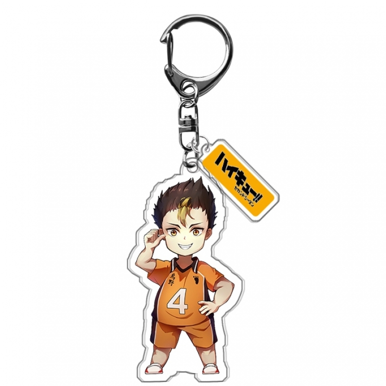 Chain Haikyuu!! Anime acrylic keychain price for 5 pcs C080