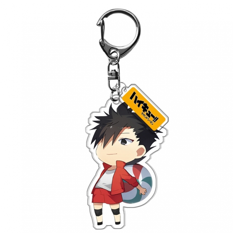 Chain Haikyuu!! Anime acrylic keychain price for 5 pcs C075