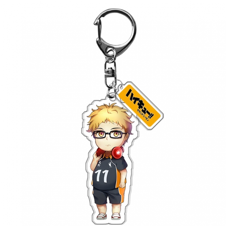 Chain Haikyuu!!  Anime acrylic keychain price for 5 pcs C084