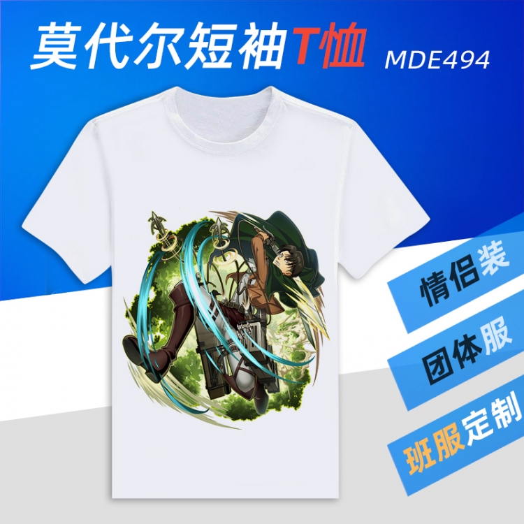 Shingeki no Kyojin Animation Round neck modal T-shirt  can be customized by single style MDE494