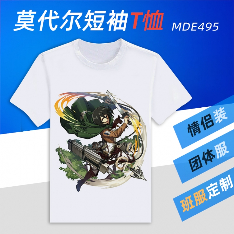 Shingeki no Kyojin Animation Round neck modal T-shirt  can be customized by single style MDE495