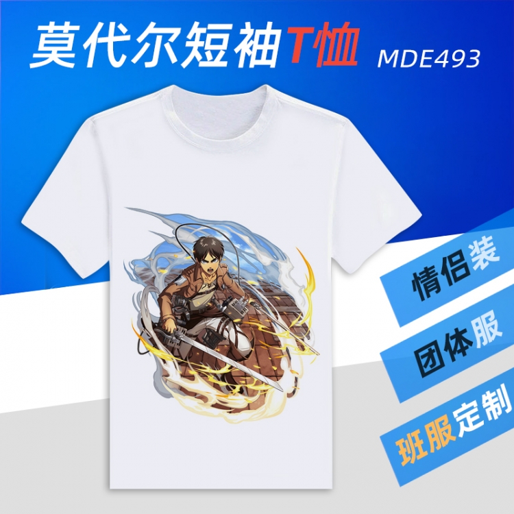 Shingeki no Kyojin Animation Round neck modal T-shirt  can be customized by single style MDE493