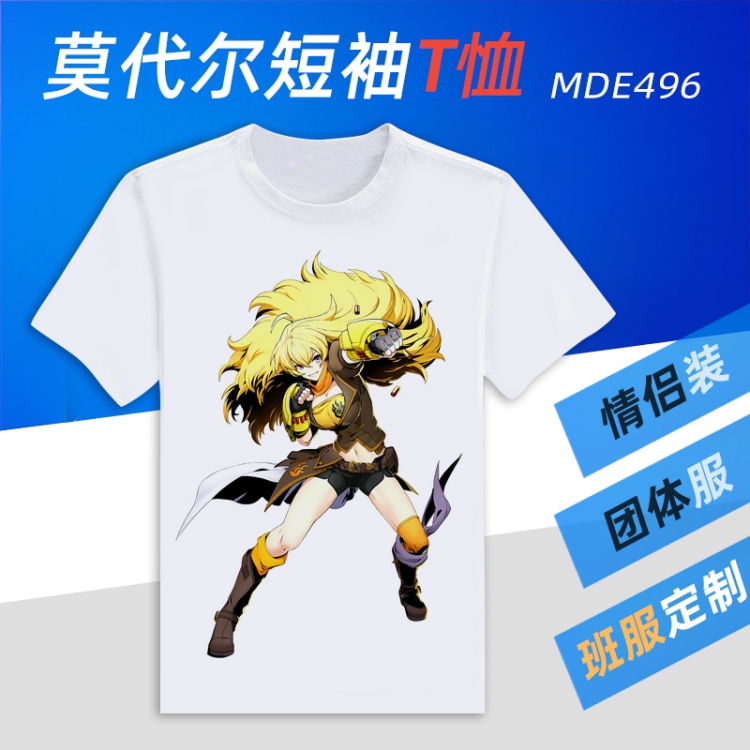 RWBY  Animation Round neck modal T-shirt  can be customized by single style  MDE496