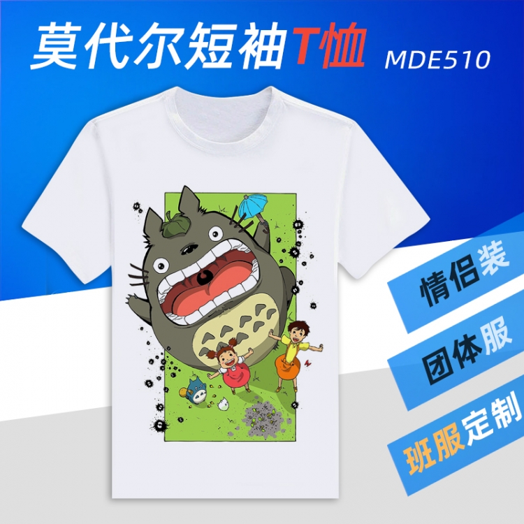 TOTORO Animation Round neck modal T-shirt can be customized by single style MDE510