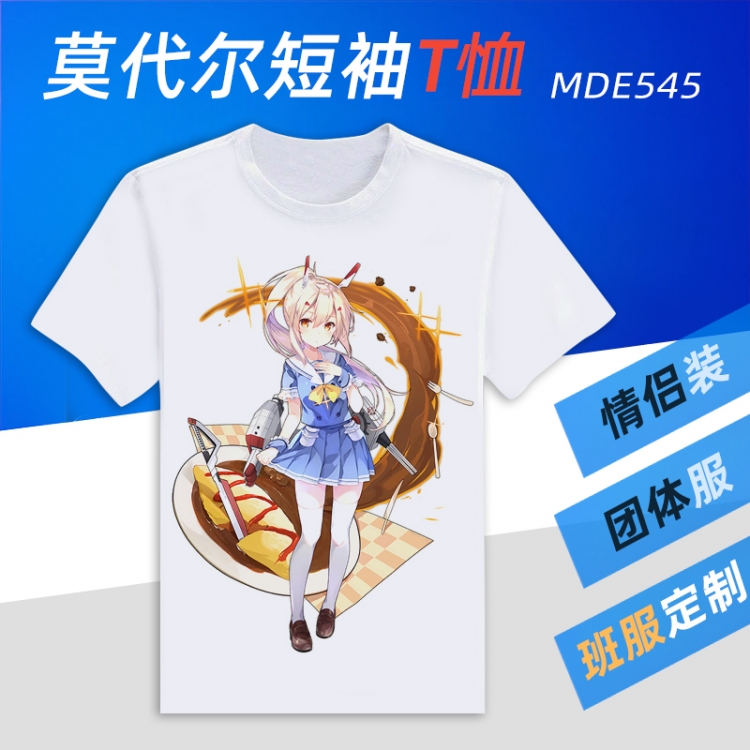 Azur Lane Animation Round neck modal T-shirt can be customized by single style MDE545