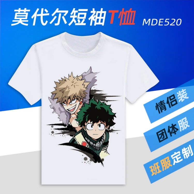 My Hero Academia Animation Round neck modal T-shirt can be customized by single style MDE520
