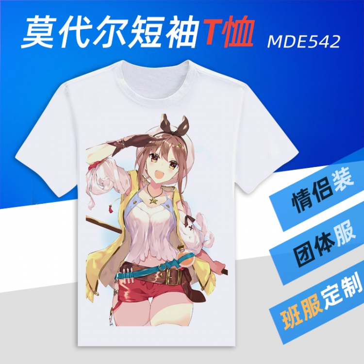 Atelier Ryza  Animation Round neck modal T-shirt can be customized by single style MDE542