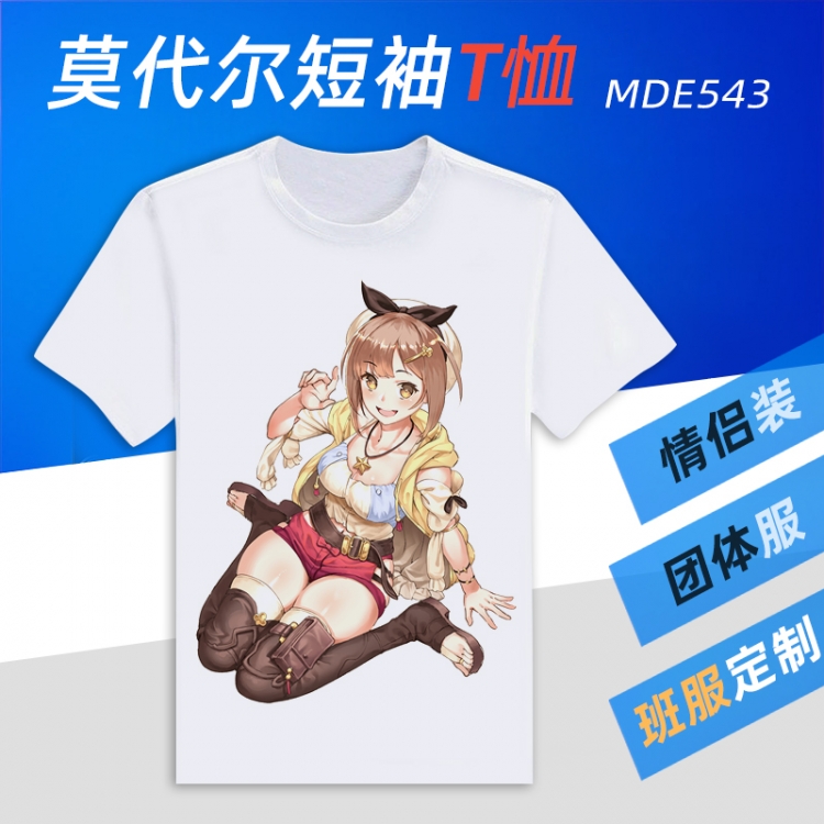 Atelier Ryza  Animation Round neck modal T-shirt can be customized by single style MDE543