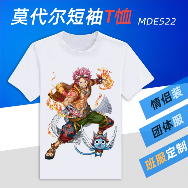 Fairy tail Animation Round neck modal T-shirt can be customized by single style MDE522