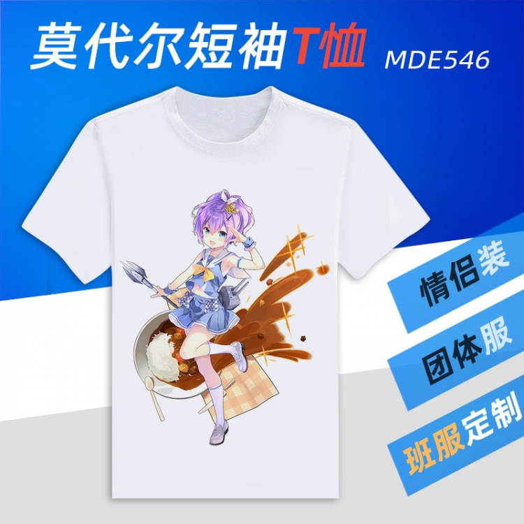 Azur Lane Animation Round neck modal T-shirt can be customized by single style MDE546