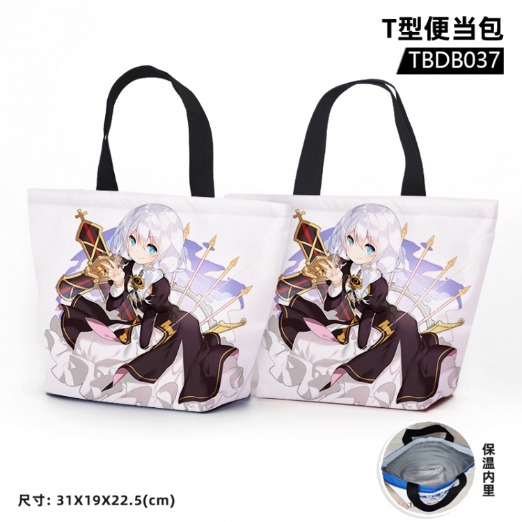 MiHoYo Anime Waterproof lunch bag can be customized by single style TBDB037
