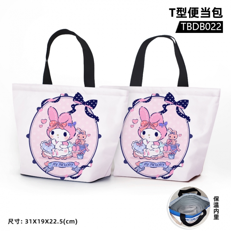 Animal Crossing Anime Waterproof lunch bag can be customized by single style TBDB022