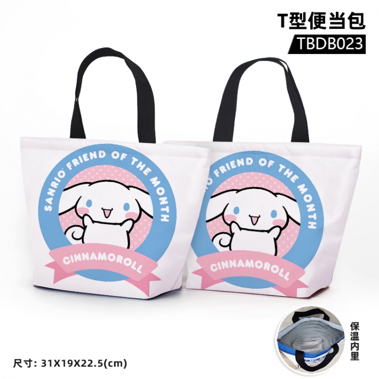 Animal Crossing Anime Waterproof lunch bag can be customized by single style TBDB023