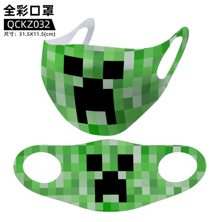Minecraft Anime full color mask 31.5X11.5cm  price for 5 pcs  QCKZ032