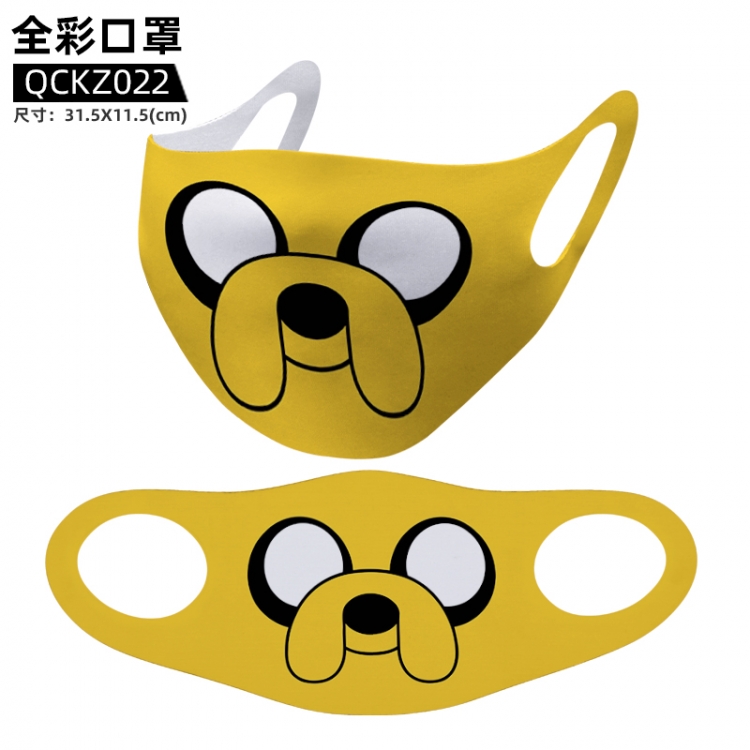 Adventure Time with Anime full color mask 31.5X11.5cm  price for 5 pcs  QCKZ022