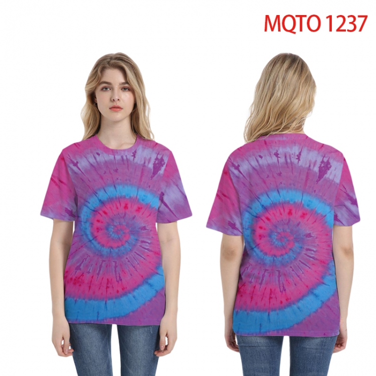 Bandhnu periphery 3D Full color printing flower short sleeve T-shirt 2XS-4XL, 9 sizes MQTO1237