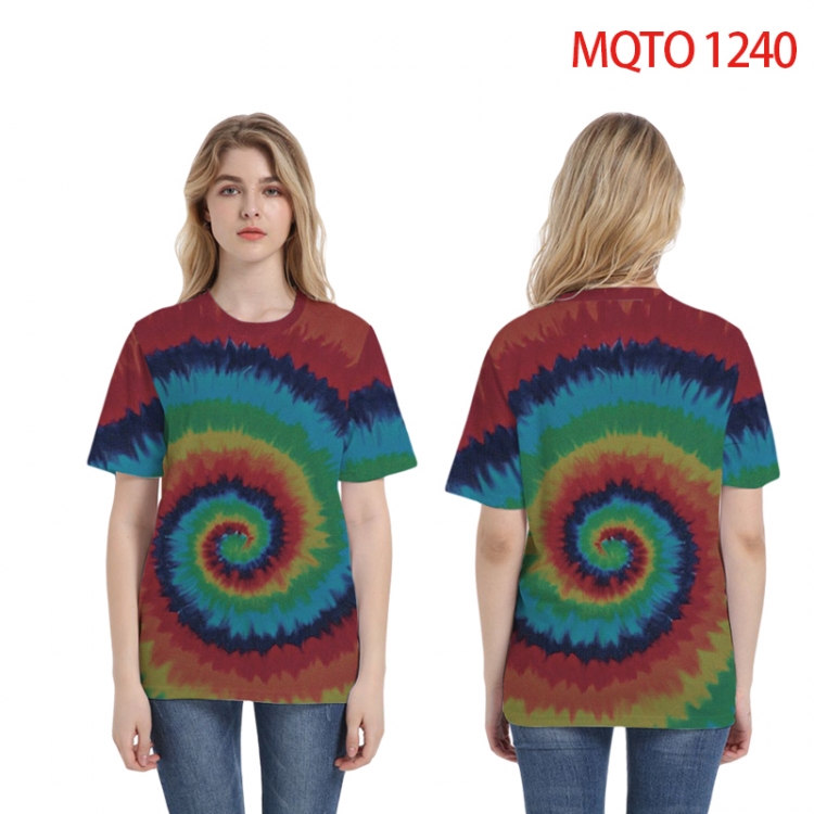 Bandhnu periphery 3D Full color printing flower short sleeve T-shirt 2XS-4XL, 9 sizes MQTO1240