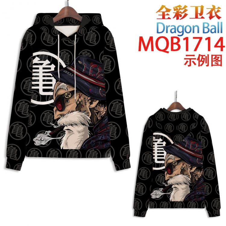 DRAGON BALL Full Color Patch pocket Sweatshirt Hoodie EUR SIZE 9 sizes from XXS to XXXXL MQB1714