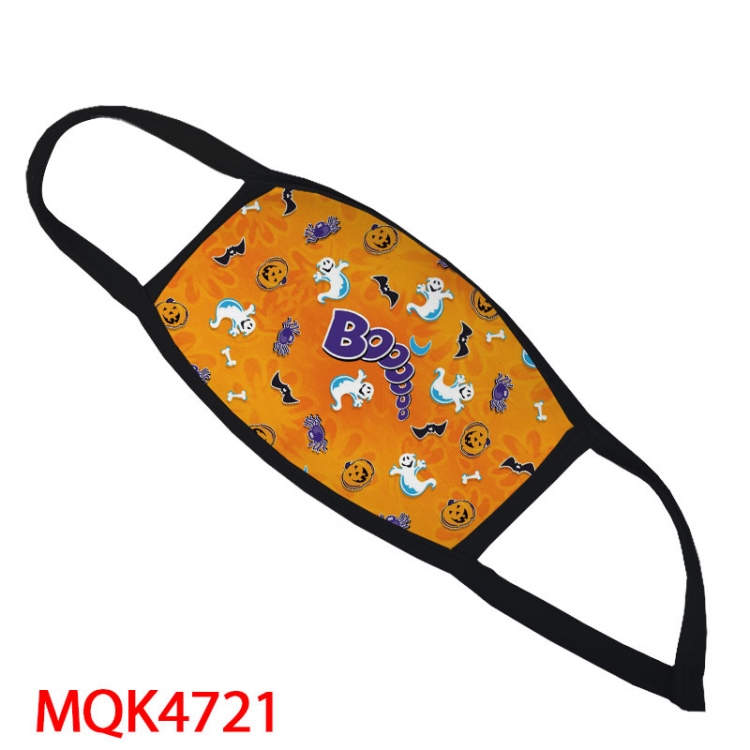 Halloween Color printing Space cotton Masks price for 5 pcs MQK4721