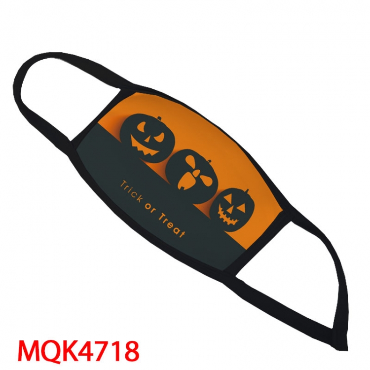 Halloween Color printing Space cotton Masks price for 5 pcs MQK4718