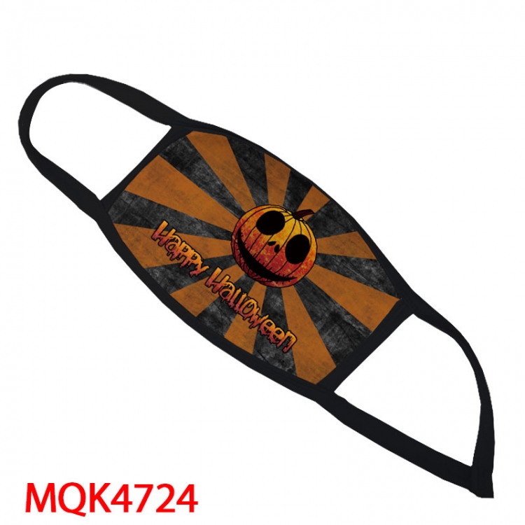 Halloween Color printing Space cotton Masks price for 5 pcs MQK4724