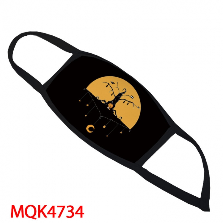 Halloween Color printing Space cotton Masks price for 5 pcs MQK4734