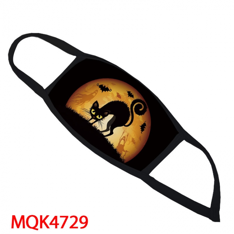 Halloween Color printing Space cotton Masks price for 5 pcs MQK4729