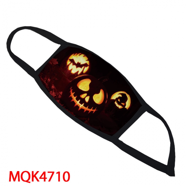 Halloween Color printing Space cotton Masks price for 5 pcs MQK4710