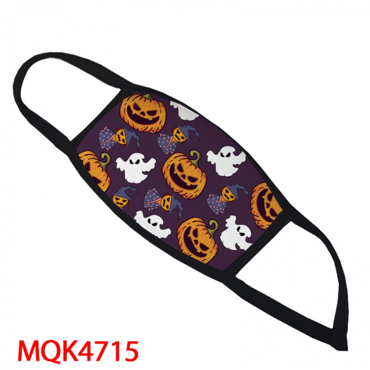 Halloween Color printing Space cotton Masks price for 5 pcs MQK4715