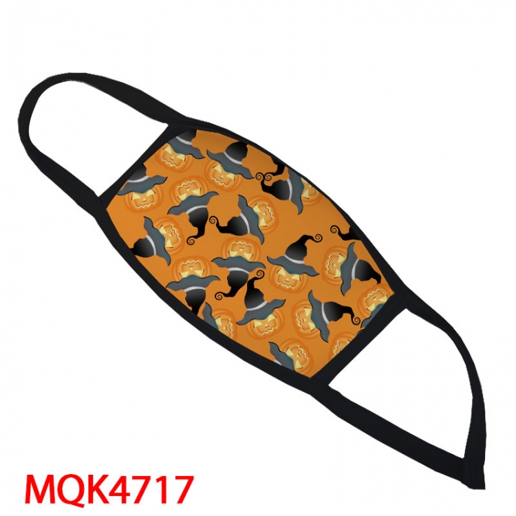 Halloween Color printing Space cotton Masks price for 5 pcs MQK4717