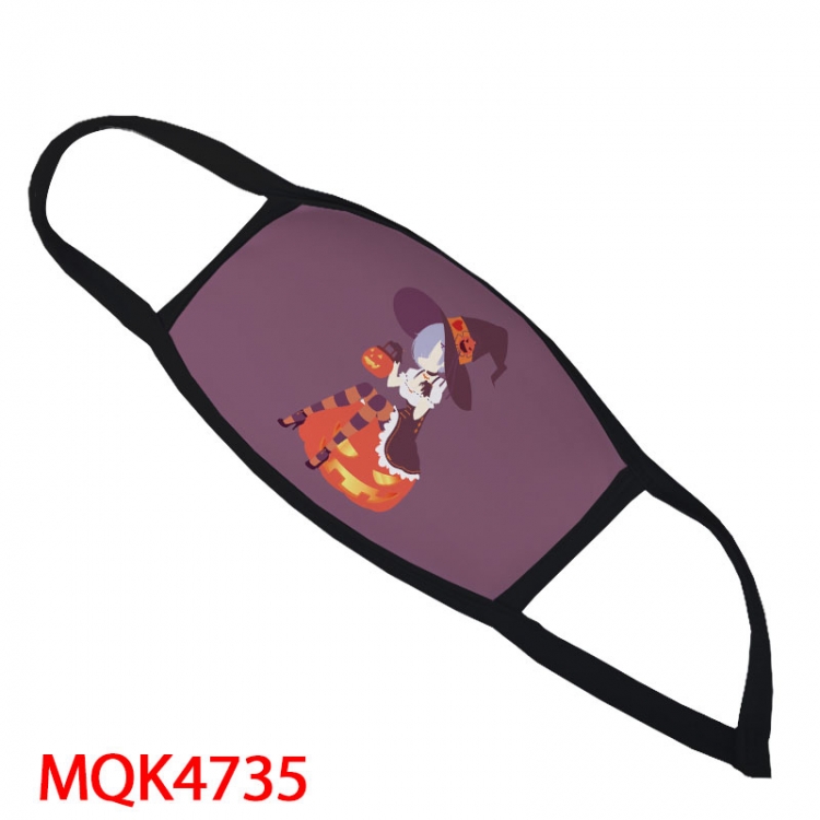 Halloween Color printing Space cotton Masks price for 5 pcs MQK4735