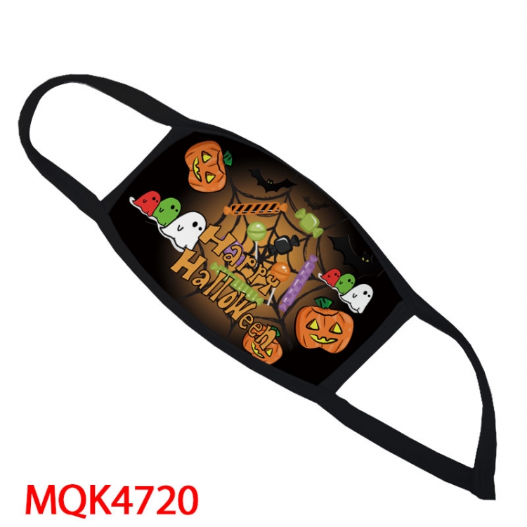 Halloween Color printing Space cotton Masks price for 5 pcs MQK4720