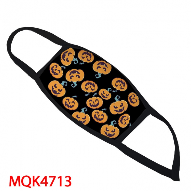 Halloween Color printing Space cotton Masks price for 5 pcs MQK4713