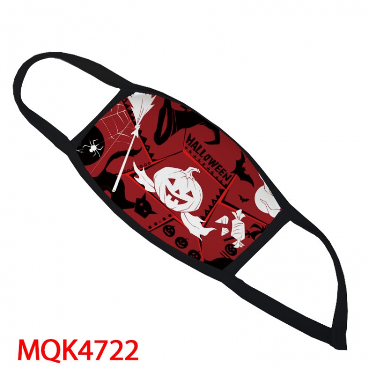 Halloween Color printing Space cotton Masks price for 5 pcs MQK4722